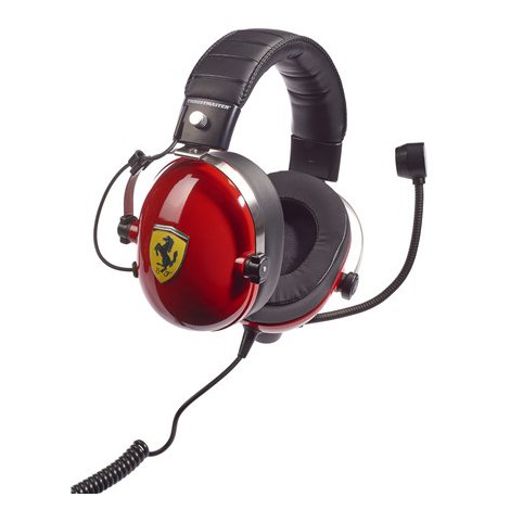 Thrustmaster | Gaming Headset | T Racing Scuderia Ferrari Edition | Wired | Noise canceling | Over-Ear | Red/Black - 4